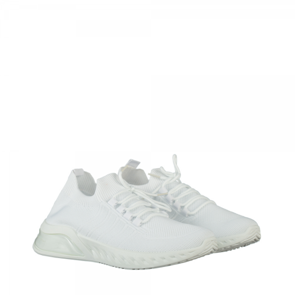 Мъжки спортни обувки бели  от текстилен материал  Brock, 2 - Kalapod.bg